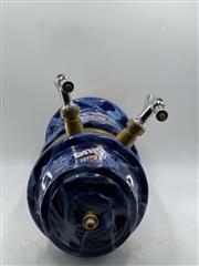 Labatt Blue 2 Faucet Beer Tower Ceramic Blue Swirl Color